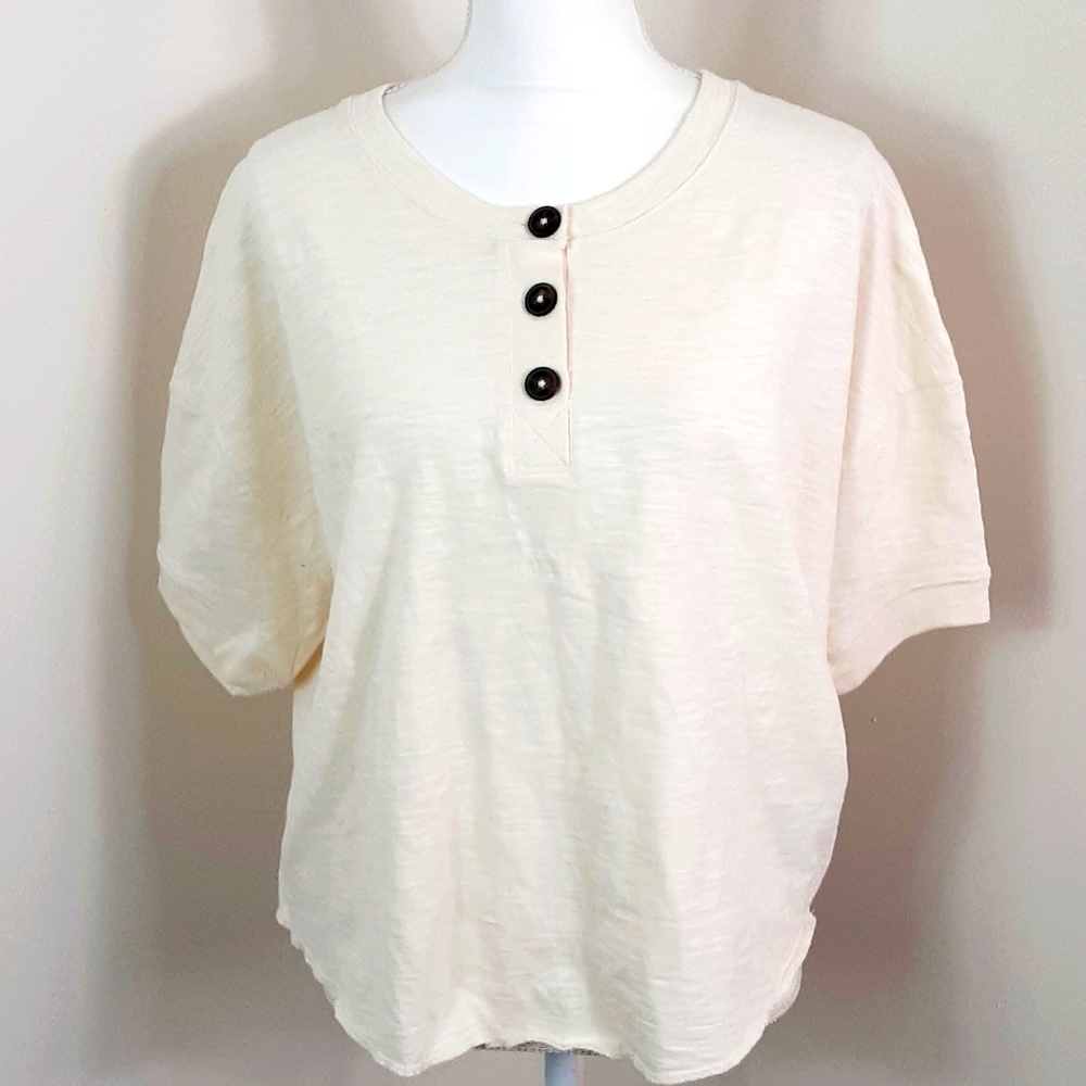 Madewell cotton of white crop top
